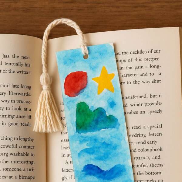 Hand-Painted Bookmark – “Little Explorers Collection”